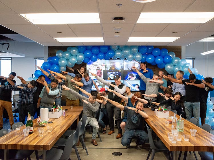 Part of the tribe at Armory