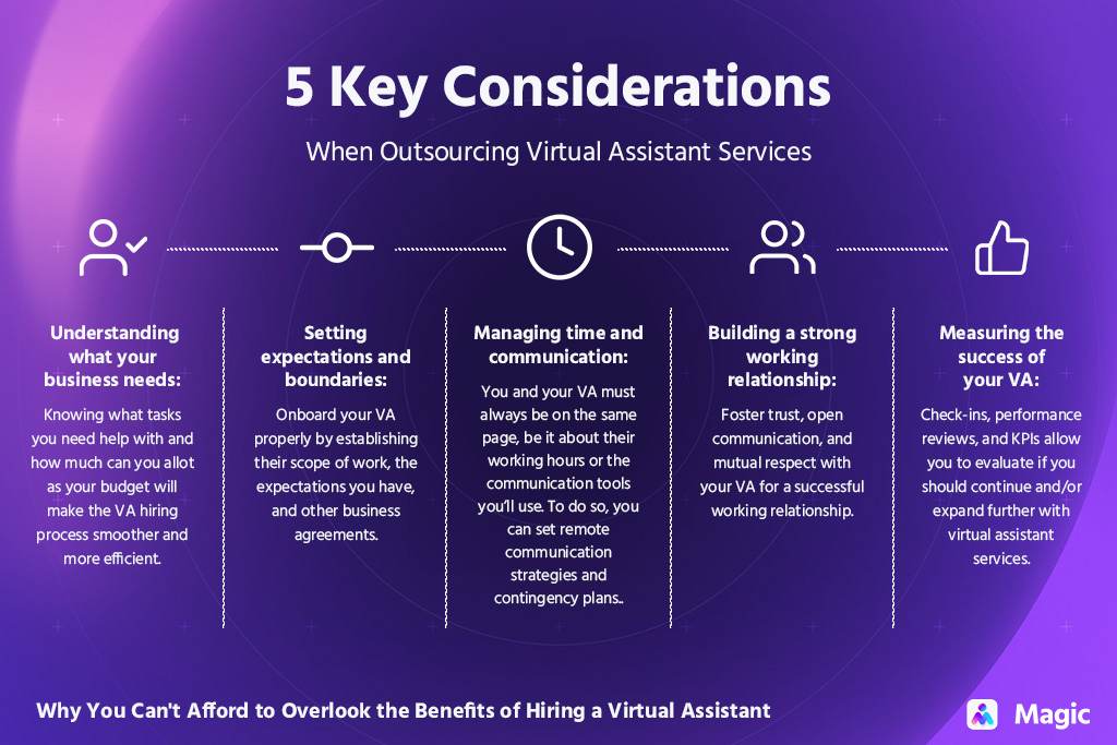 things to know when outsourcing virtual assistant services